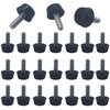 AUXBC 24PCS M6 Thread Adjustable Furniture Levelers, Heavy Duty Galvanized