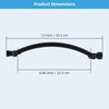Hibbent All Metal 10'' Shower Head Extension Arm, Brass Flexible