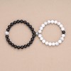 COAI Couples Mutual Attraction Distance Magnetic Howlite Tourmaline Stone Bracelets
