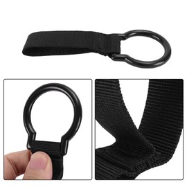 DONGKER Belt Loop Holder, Baton/Flashlight Ring Holder, Slide On Belt Ring Holder for Maglite C Cell Web Flashlight, Camping Equipment, 3.5mm Diameter