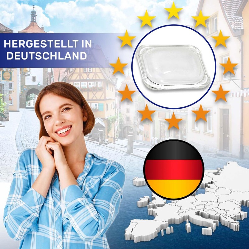 Glass Cover for Oven Bulb with Original Code 00187384 187384