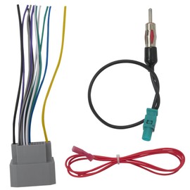 2025 New Car Stereo Wiring Harness Fit for Jeep/Chrysler,for 2008-2013 Dodge Durango Radio Wire with Antenna Adapter Connector