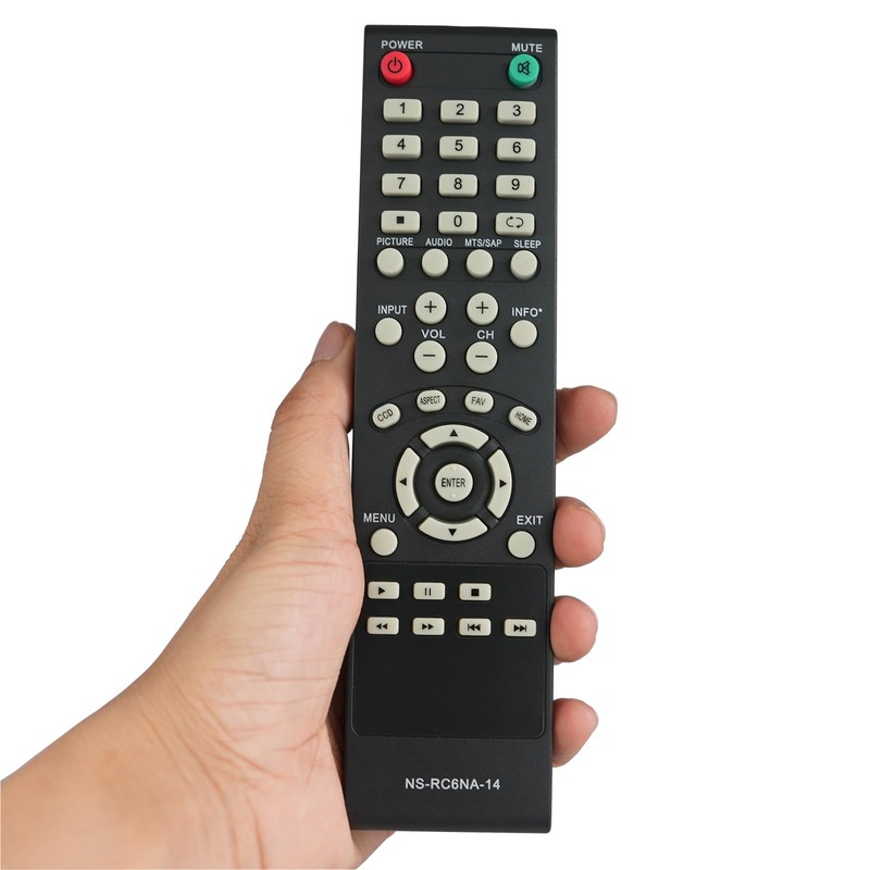 Replacement Remote Control Compatible for Insignia TV NS-24E40SNA14 NS-32D20SNA14 24"