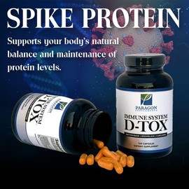 Spike Protein Cleanse - Immune Support Supplement - 120 Capsules - 30 Day Supply