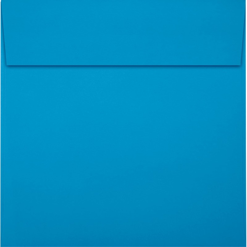 6 x 6 Square Envelopes - Pool Blue (50 Qty.)