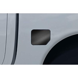 Car-Gear Gas Cap Decal Fuel Door Graphics Kit Printed Vinyl Decal Wrap Compatible with Nissan Titan 2004-2013 - Carbon