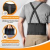 NINOMO Cinturón de Soporte Lumbar, Faja para Cargar Peso Hombre