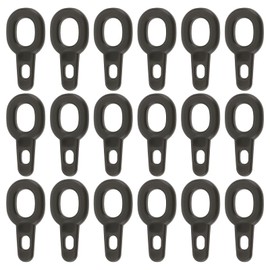 YINETTECH 50pcs 15x7mm Weight Sinker Clips Running Rings Suitable for Carp Pike