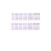 Mytoptrendz® Pack Of 12 Invisible Clear Transparent Ring Clip Ring