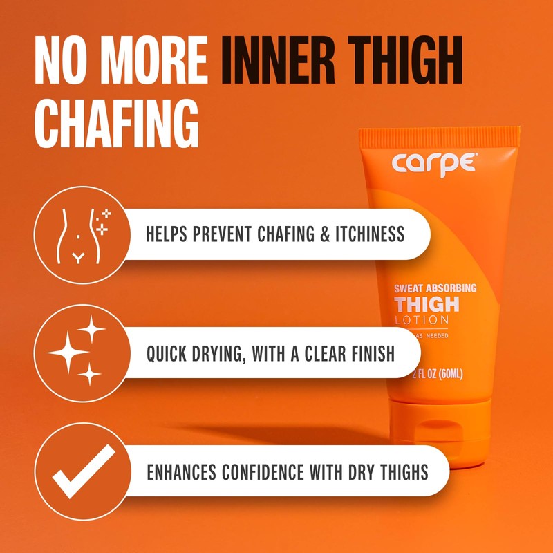 Carpe No Sweat Thigh Lotion 1 Pack