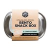 Ever Eco Stainless Steel Bento Snack Box 2 Compartments, 580