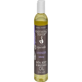 Soothing Touch, Bath Body Massage Oil Lavender, 8 Fl Oz