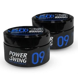 Mise-en-scène Power Swing Hair Super Hard Matte Cream Wax 9 80g 2pcs / 미쟝센 파워스윙 헤어 슈퍼 하드 무광 크림 왁스 9 80g 2개