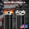Buck Pair of 2" Heavy Duty Garage Door Torsion Springs