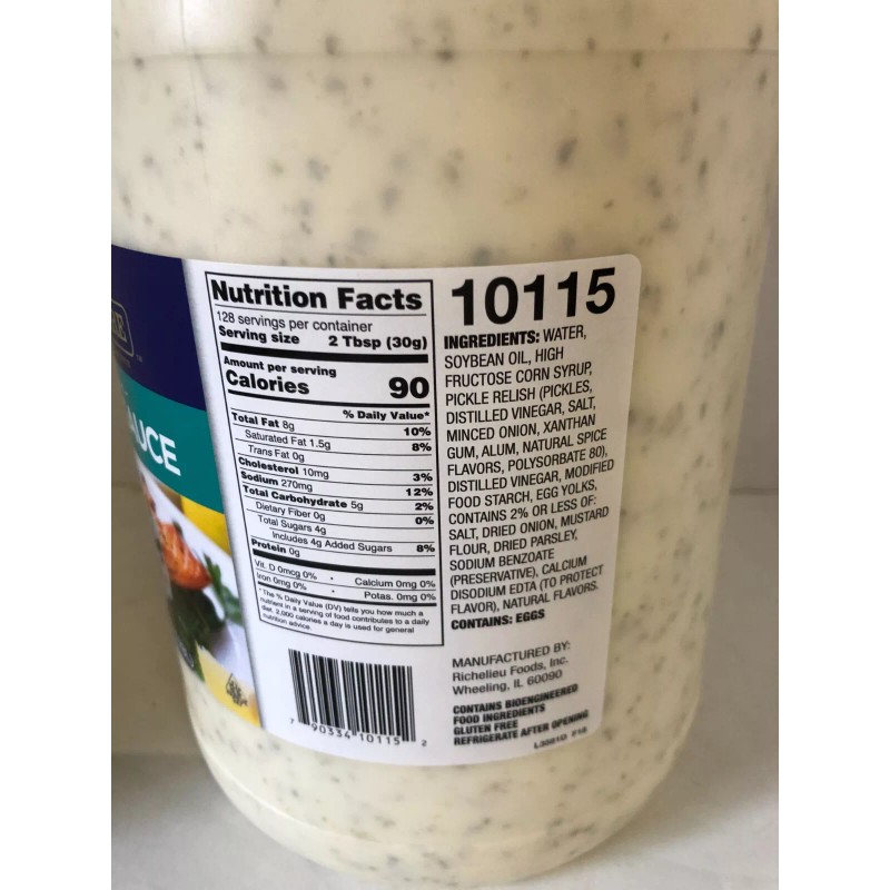 Bonne Chere Tarter Sauce Bonne Chere 1 Gallon