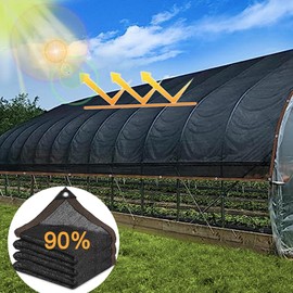 Shade Net - Shade Net for Greenhouse Shade Net with Eyelets Lightweight and Durable Sun Protection Net Awning Pergola Garden Raised Bed Garden Vegetables