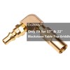 DOZYANT 12ft RV Propane Quick Connect Hose with Elbow Conversion