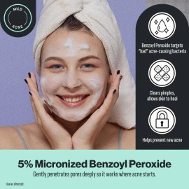 Crema Oxy Lavado Facial Para Acne Sensitive Skin 148ml Todo Tipo De Piel Día/noche