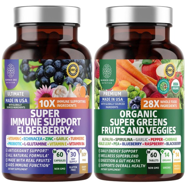 N1N Premium Organic Super Fruits & Veggies + Immune Support