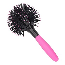 Cepillo para Cabello Rizado, Diseño 3D Esférico Hollow con Masaje Cuero Cabelludo, Cepillo de Estilismo Capilar, Mejora Circulación Sanguínea para Hom