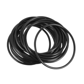 sourcing map Metric Nitrile Rubber O-Rings Seal Rubber 60 mm Outer Diameter 55.2 mm Inner Diameter 2.4 mm Width Pack of 20