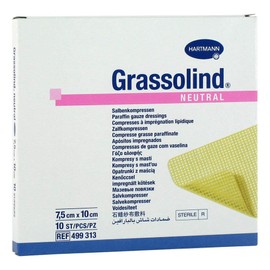Grassolind Sterile Ointment Dressings 7.5 x 10 cm