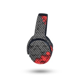 MightySkins Carbon Fiber Skin Compatible with Skullcandy Crusher ANC 2 - Two-Tone Hex | Protective, Durable Textured Carbon Fiber Finish | Easy to Apply