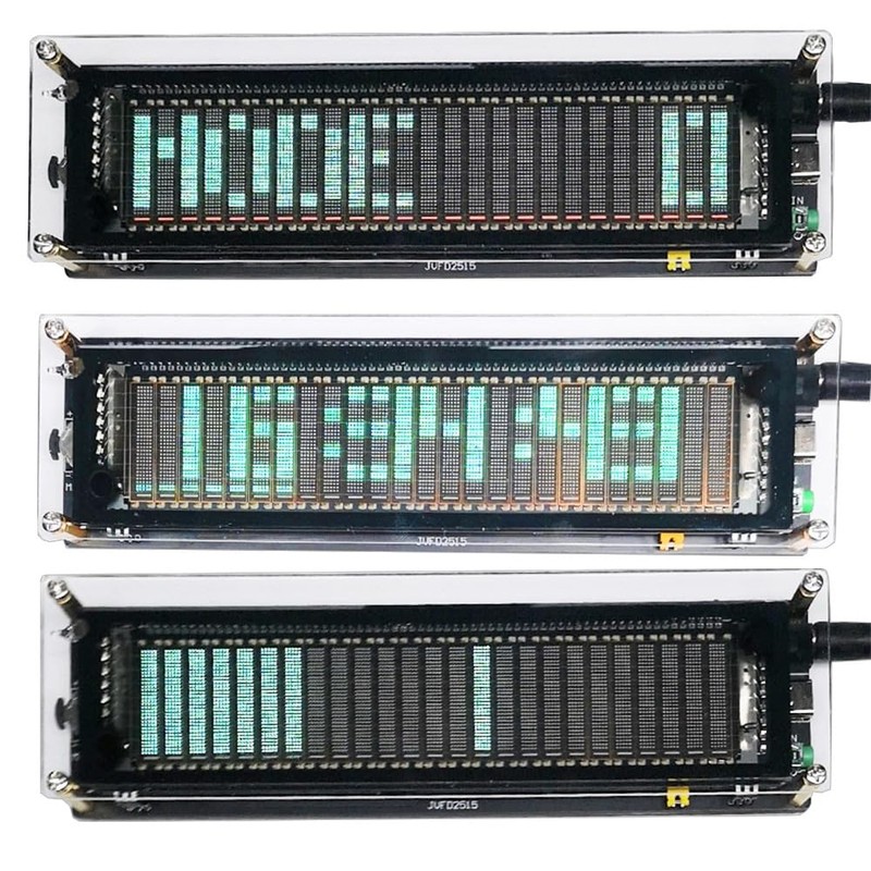 Generic VFD Audio Spectrum Analyzer, Vacuum Fluorescent Display Music Spectrum