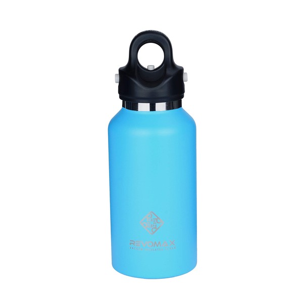 Revomax 2 Carbonated Vacuum Insulated Bottle, 12 oz (355 ml), 18 Hours Hot for 18 Hours, Cold for 36 Hours (Light Blue)