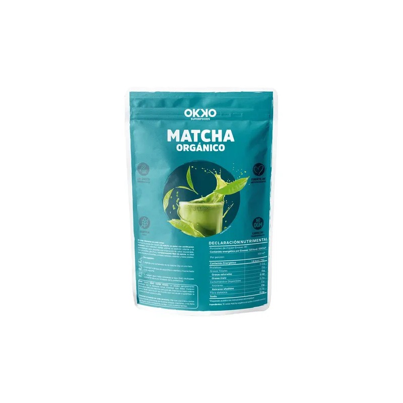 Okko Té Verde Matcha Orgánico En Polvo, 60 G