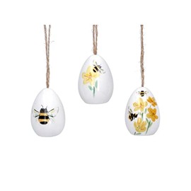 Gisela Graham Easter Decorations - 3 Ceramic Bee