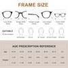 OuShiun Round Reading Glasses for Women Men（+3.5）