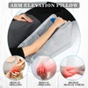 Buryeah Arm Elevation Pillow with 2 Pockets, Soft Ergonomic Support