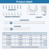 WARDENIX Adjustable Closet Rod for Hanging Clothes, 17-28inch Heavy Duty