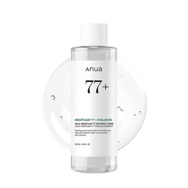 ANUA ANUA Heartleaf 77% beruhigender Toner, pH 5,5 Problempflege, beruhigt die Haut, erfrischend, feuchtigkeitsspendend, reinigend, tierversuchsfrei, vegan, 250 ml