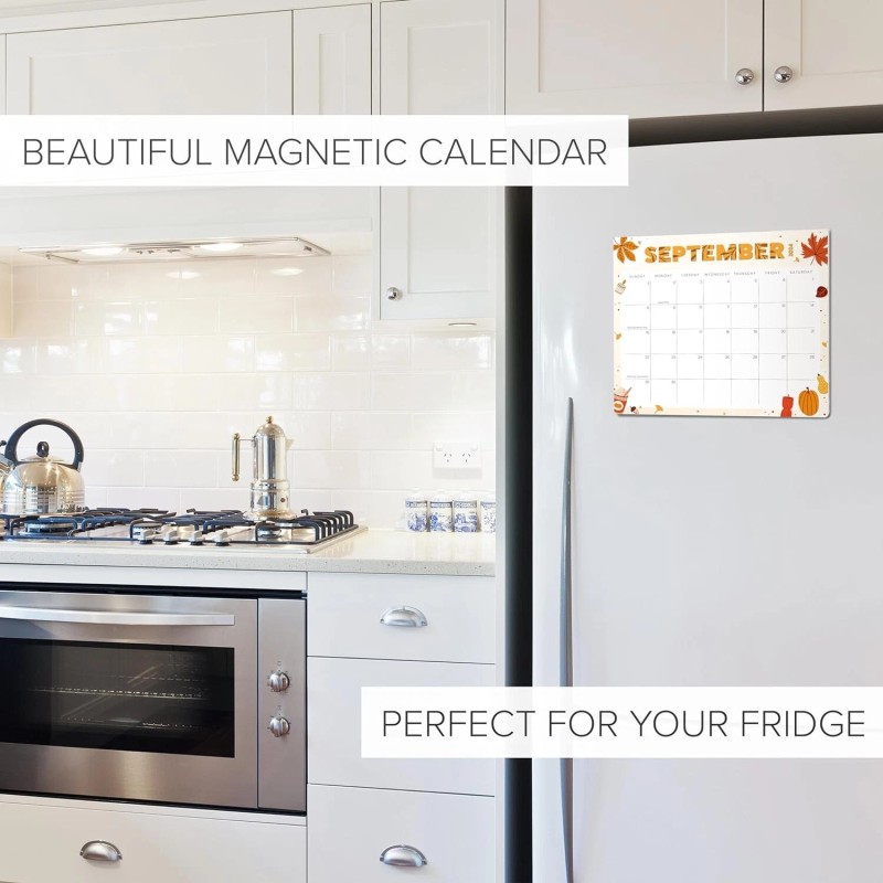 ZICOTO Beautiful Magnetic Fridge Calendar Runs From March 2024 Until