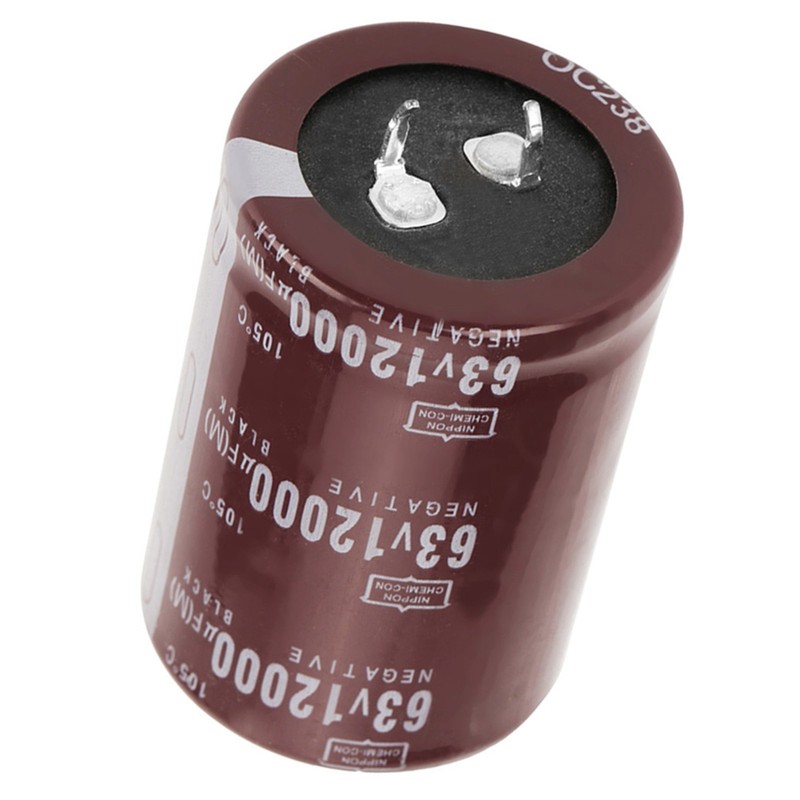 2pcs Audio 63V 12000uf Filter HIFI Electrolytic Capacitor 35*50mm for
