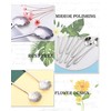 Flower Spoon Coffee Teaspoon Set, ESRISE Stainless Steel Tea Spoon
