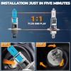LECCIBUB Headlight Bulbs Fit For Hyundai XG350 2002-2005, H1 High
