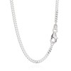 NKlaus 925 Sterling Silver Curb Chain Byzantine Chain 1.9 mm