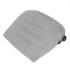 Inflatable Lumbar Waist Pillow PVC and Flocking Press Gray Inflation