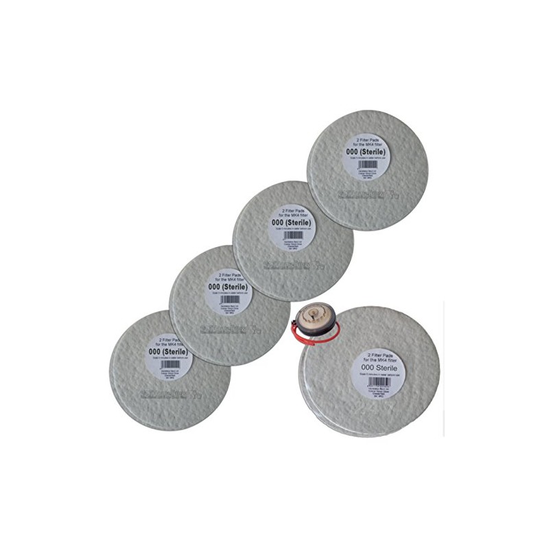 5X Filter Pads 000 Sterile 2X Pack for The Better