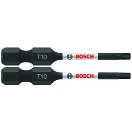 BOSCH ITT10202 2-Pack 2 In. Torx #10 Impact Tough Screwdriving Power Bits