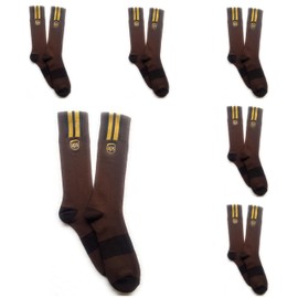 UPS United Parcel Service Socks CREW (6-8)(3 Pairs) THREE pairs