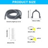 Washing Machine Drain Hose Extension Kit - Universal for Dishwasher,