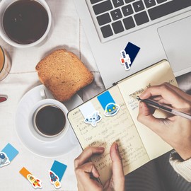 Magnetic Bookmarks, Pack of 30 Bookmarks for Children, Animals, Children, Magnetic Bookmarks, Space, Football, Dinosaurs, Transport, Magnetic Bookmarks for Boys, Girls (Animals)