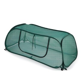 GISNPA Pop Up Garden Rows Plants Cover, Raised Garden Beds Vegetable Rows Plant Protector, Raised Bed Cover, Crop Cage, Plant Guard, and Garden Mesh Netting Tent