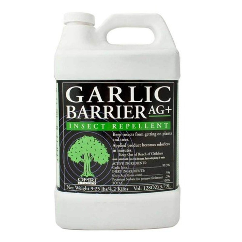 Garlic Barrier 2002 AG+ Liquid Spray, 1 Gallon, White