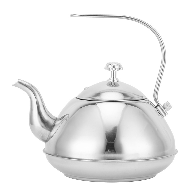 Stainless Steel Teapot with Tea Infuser Thickened NonMagnetic Kettle for