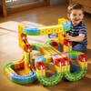 Electric Train Set for Kids Toddlers 3-5,Magnetic Track&Rechargeable Car,Gravity-Defying 3D